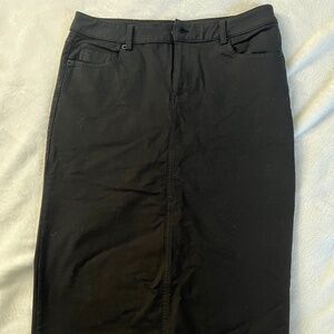 black skirt